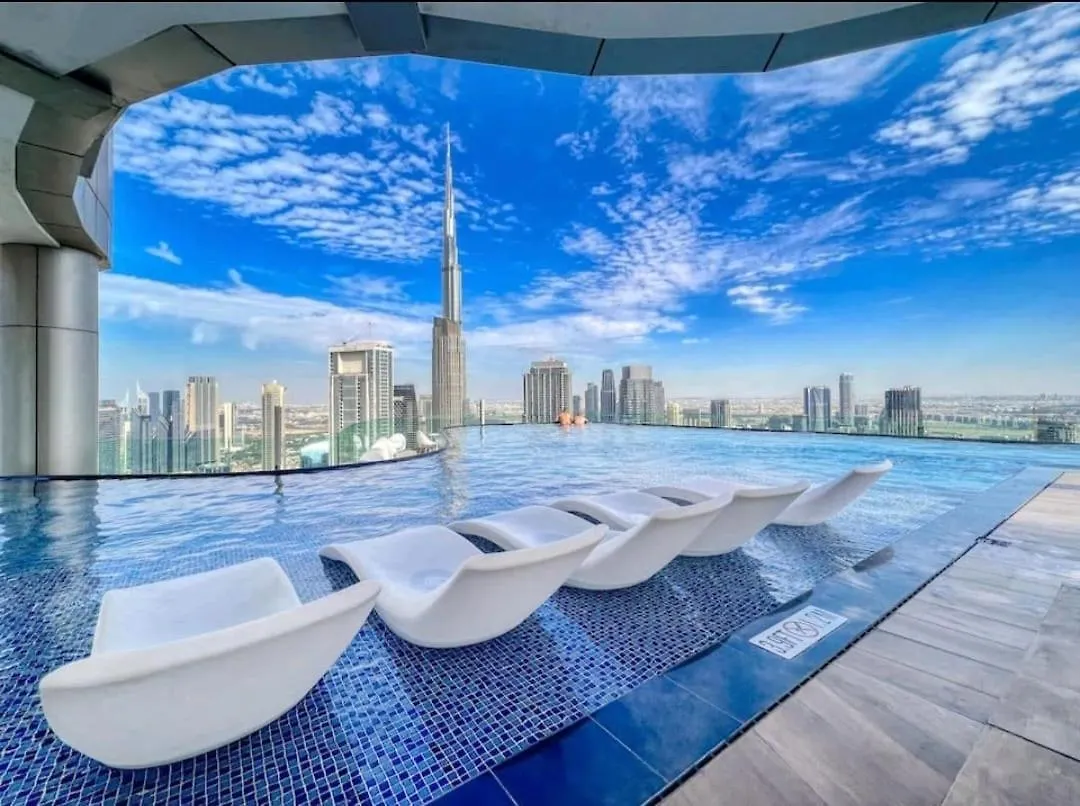 Stylish 2Br Apt In 5 Star Hotel With Burj Khalifa Views Dubai 0*,